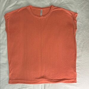 Athleta -Orange Short Sleeve Tee